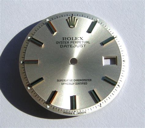 Rolex Datejust 28mm Zifferblatt silberfarbend Dial selten I039